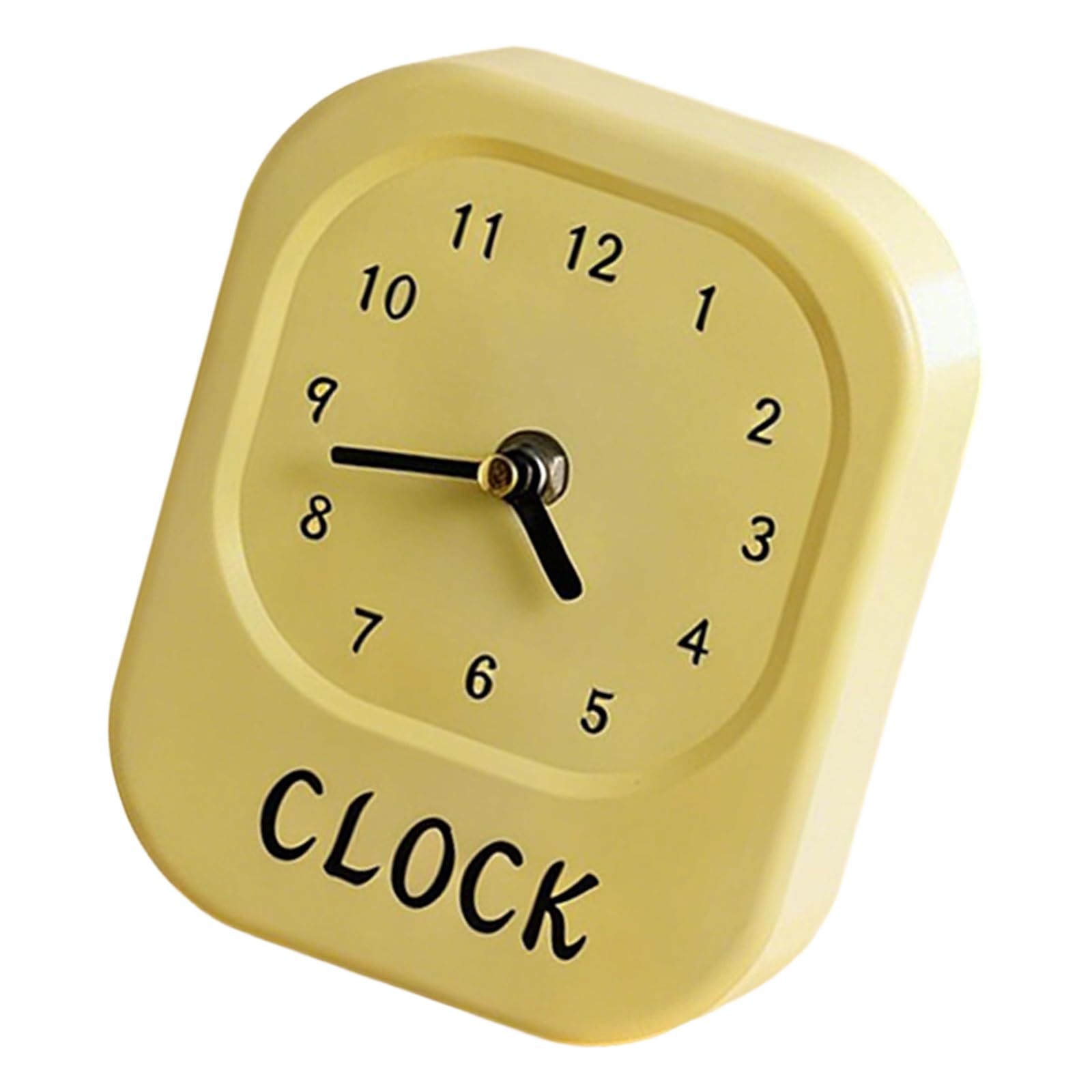 Piceioep Decorative Tabletop Clocks Silents None Ticking Analog Clock Small Bedside Clock Decorative Desk Clocks for Home Decors Analog Desk Battery Operated