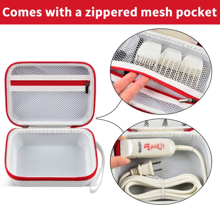 Case Compatible with Wahl Professional Peanut Hair and Beard Clipper Trimmer #8655 8685 8663 8331 08655-3901. Hair Clipper Organizer Holder for Attachment Comb,Oil,Blade Guard (Box Only)-White - Image 3