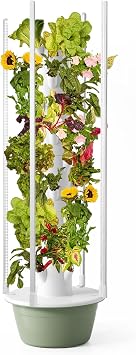 36 Pods Hydroponics Growing System Kit, Vertical Garden Planter with Grow Lamp, Adjustable Hydroponic Garden Hydroponics Growing Tower, Herbs & Vegetables Smart Home Indoor Gardening System