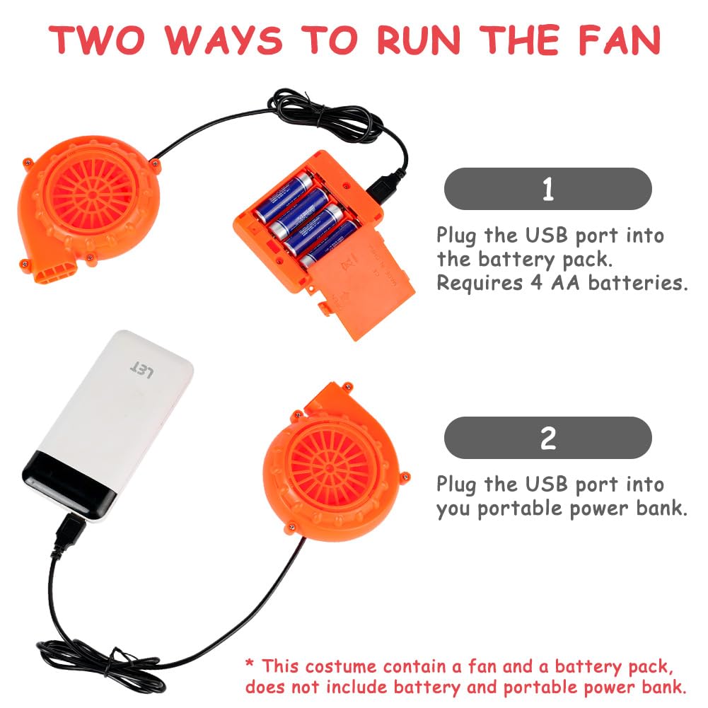 AOOWU Costume Gonfiabile, Costumi Gonfiabili Bambin Travestimento Gonfiabile, Dinosauro Gonfiabile Costumi Divertenti per Insegnanti Scuola Festa di Halloween, Carnevale