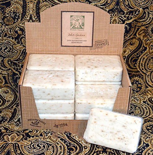 Case of 12 Pre de Provence White Gardenia Scent 250 gram shea butter extra large soap bars
