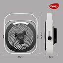 Pigeon Aura Portable Mini Fan With 1800Mah Rechargeable Battery, 3 Speed Modes & USB Charging | Ultralite, 360° Rotation, Multi-Clip Function For Home, Kitchen And Travel, 6 Inches gallery image