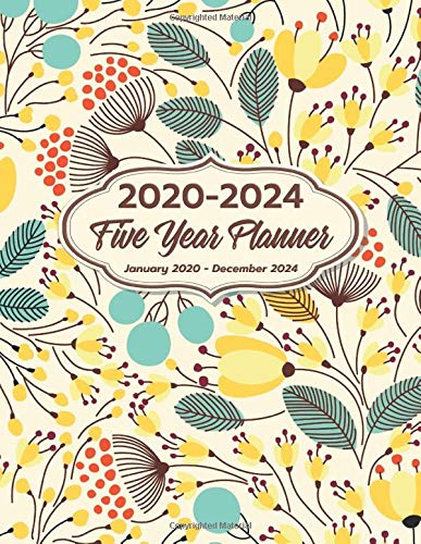 Amazon.com: 2020-2024 Five Year Planner January 2020 - December 2024 ...