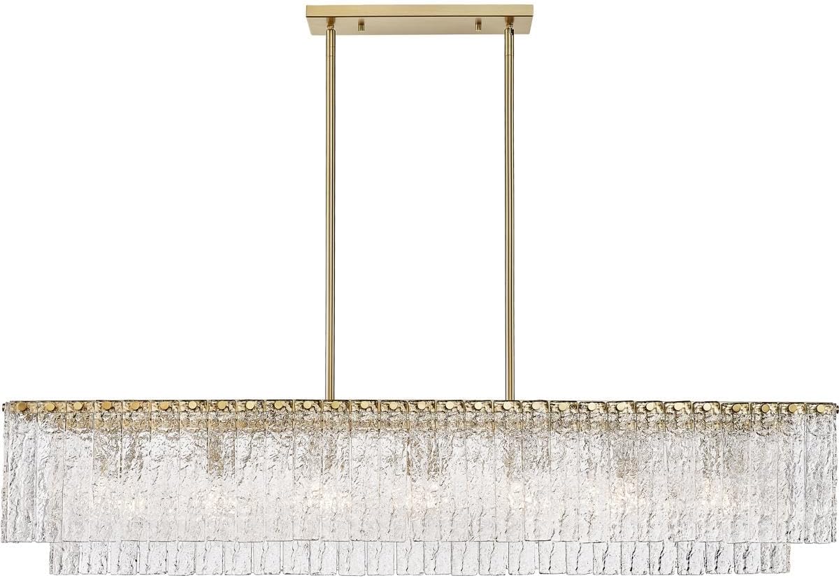 Z-Lite Glacier - 7 Light Island in Contemporary Style-11.5 Inches Tall and 11.75 Inches Wide-Modern Gold Finish