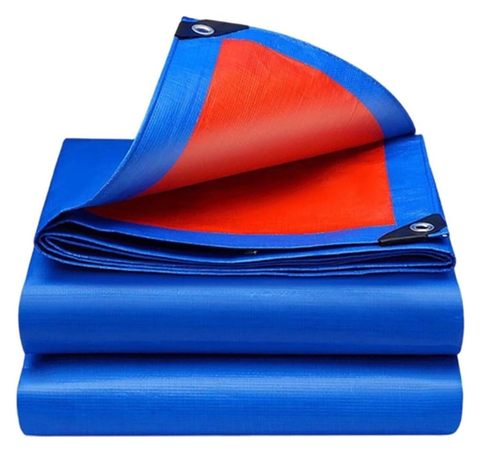 Tarpaulin Waterproof Heavy Duty, Rain Fly Tarp Waterproof Multicolor 3x3.0m 3x4m(Blue Tarpaulin,3x4m)