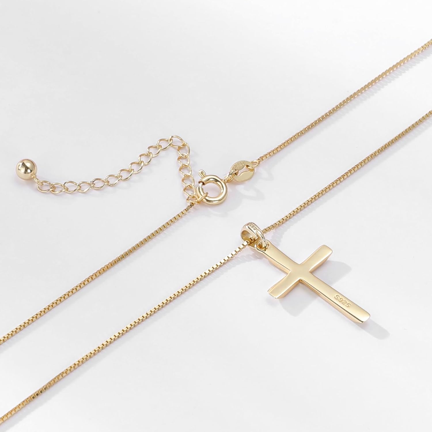 925 Sterling Silver Cross Necklace for Women Comes with Love Jewelry Box Packaging Perfect Gift for Her - Image 7