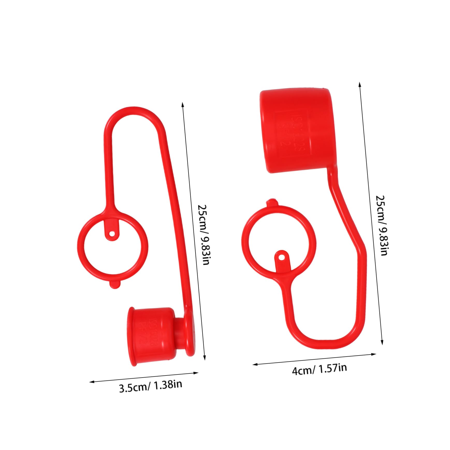 Alipis 2Set Hydraulic Hose Caps and Plugs Kit for Quick Connect Couplers Dust Protection Compatibility Enhanced Efficiency for Tractor and Industrial Use