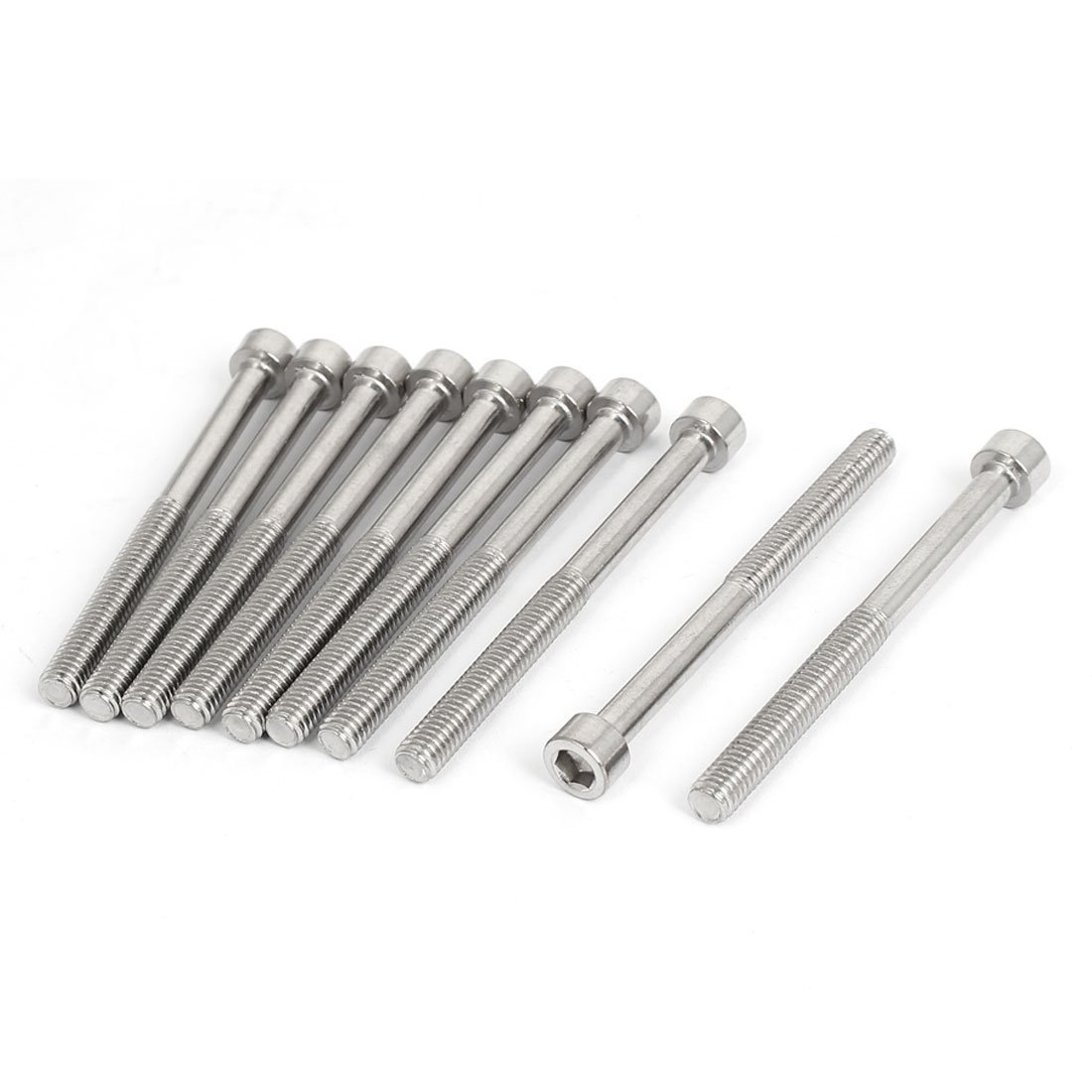 Bulloni Esagonali M6x70mm Per Mobili - Confezione Da 25, Acciaio Zincato, Per Legno E Letti - Foto 5