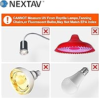 Vista 4 de Detector UV para medir el nivel de luz solar UV - Detector UV portátil de mano de luz solar (3A)