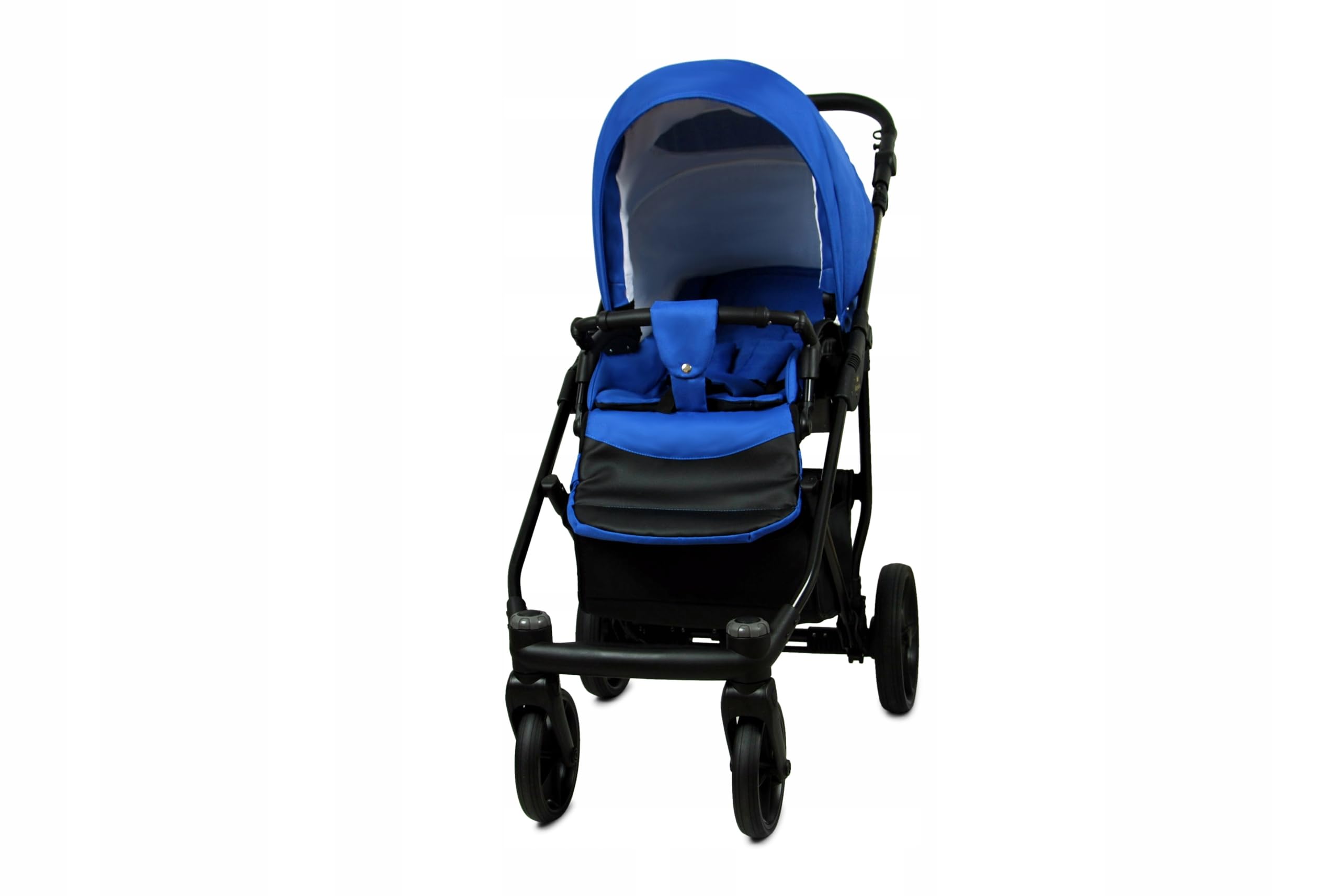 BabyLux® Zestaw wózków dziecięcych 2 w 1 – Trailux – Sapphire – w zestawie wanienka dla niemowląt, fotelik sportowy Buggy – zestaw wózków dziecięcych – wózek dziecięcy kombi z torbą do przewijania,