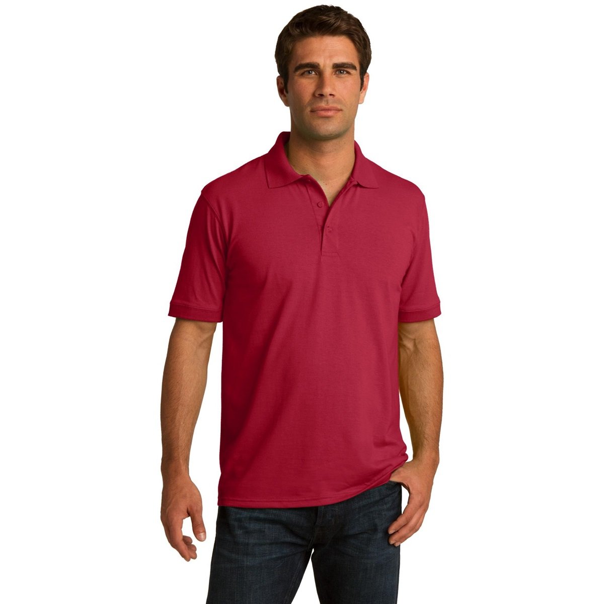 Clothe Co. Men's Big and Tall Polo Shirt, Men's Tall Polo Short Sleeve Performance Cotton Blend