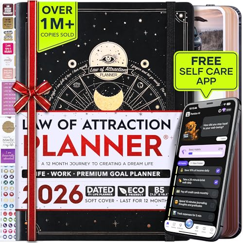 Deluxe 2026 Planner Weekly and Monthly | Law of Attraction