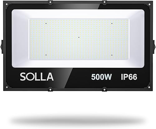 Miniatura 8 de SOLLA 500W llevó la luz de inundación, 50000lm 6000K blanco brillante estupendo de la luz del día