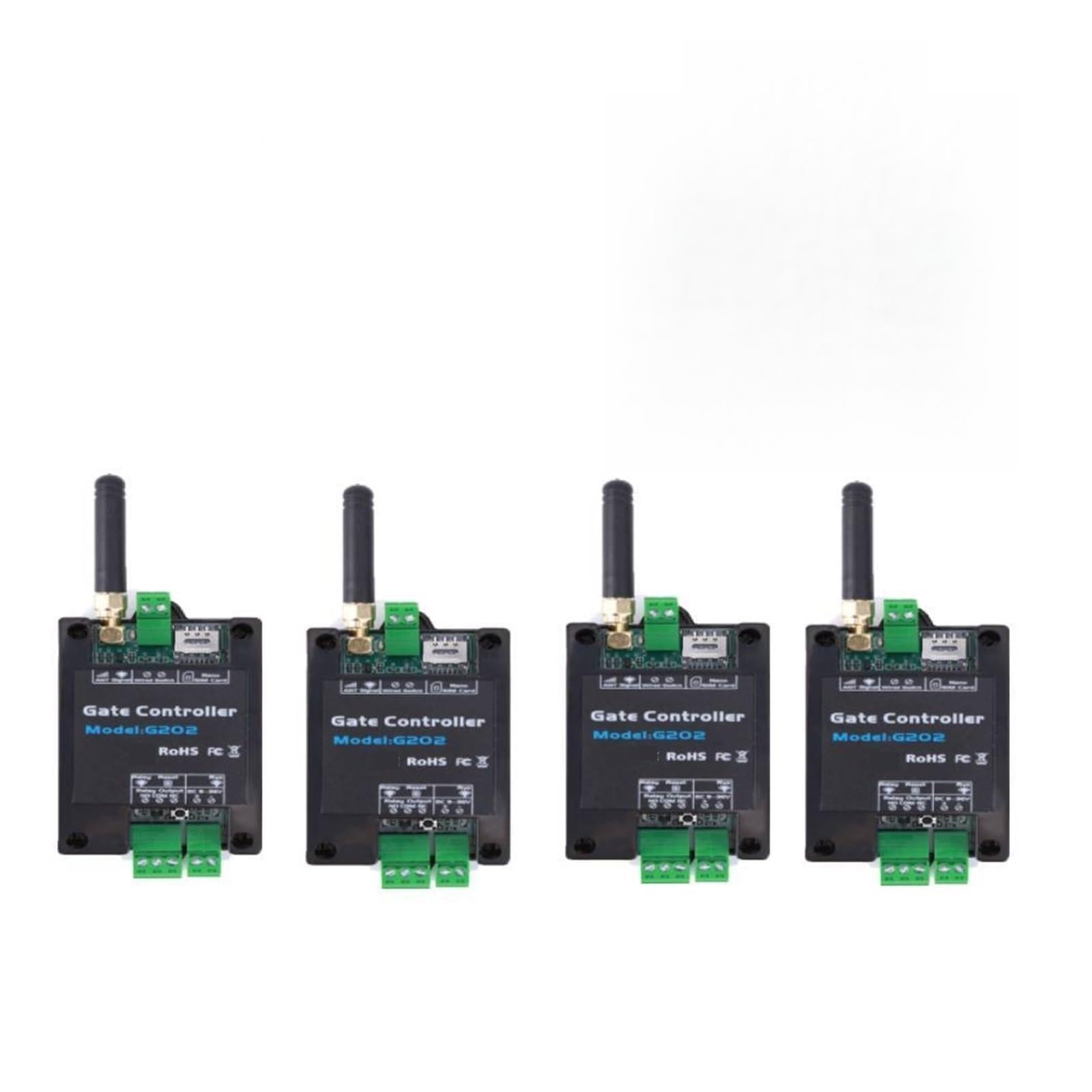 Automatic Door Opener, Wireless Remote Access Control Mobile Phone Door Opener Garage Shutters Controller(4PCS GSM 4G)
