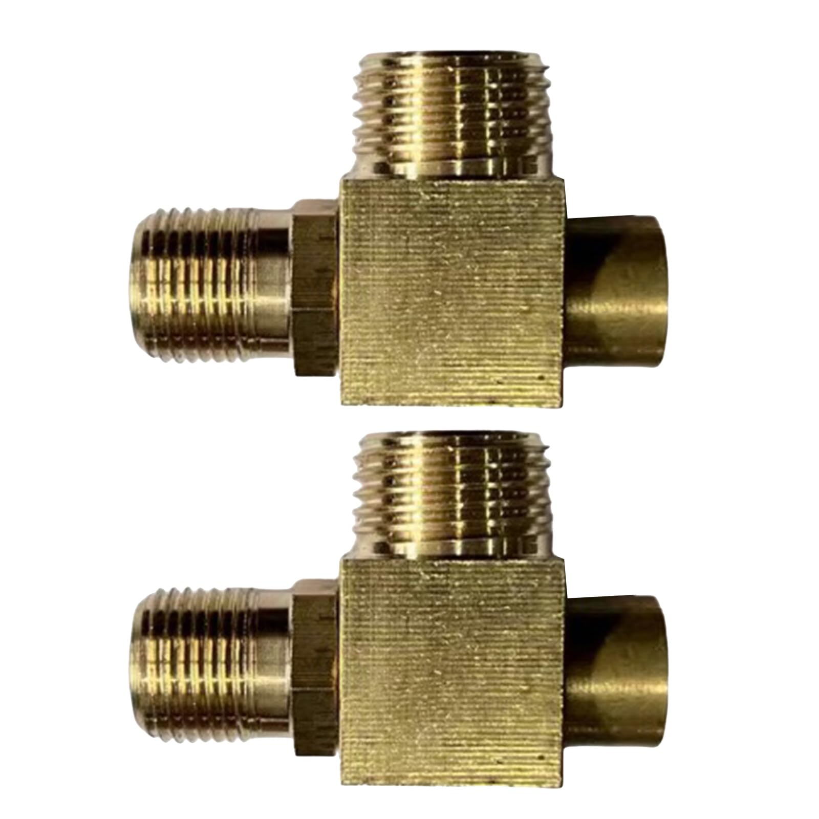 Copper 3 Way Threaded Check Valves for Air Compressors Unloader Mechanism Easy Installation Included None Return Valves