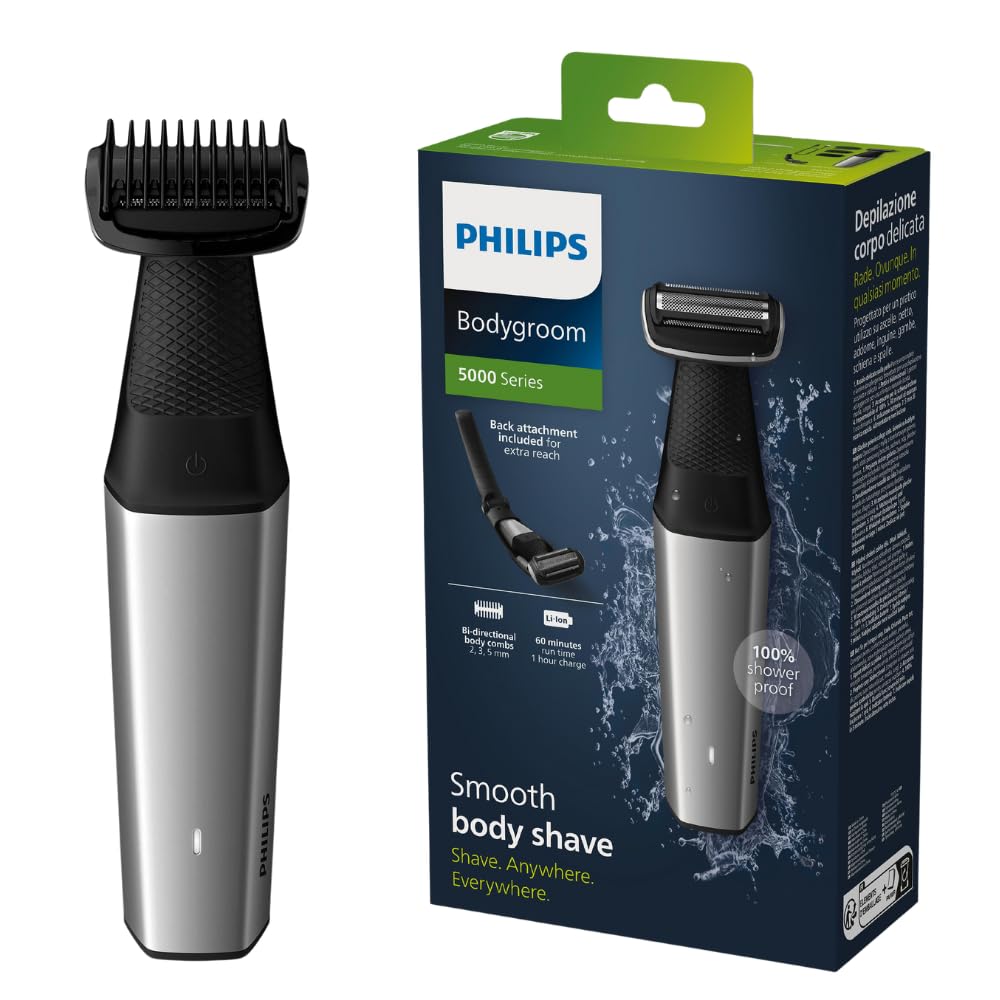 Philips BODYGROOM Series 5000 BG5021/15 Tondeuse aine et corps étanche Black