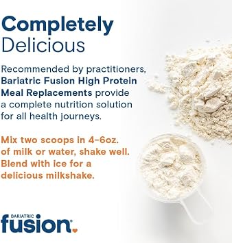 Bariatric Fusion Cappucino Meal Replacement 27g Protein Powder, 21 Serving Tub for Bariatric Surgery Patients Including Gastric Bypass and Sleeve Gastrectomy - No Gluten, Aspartame or Sugar