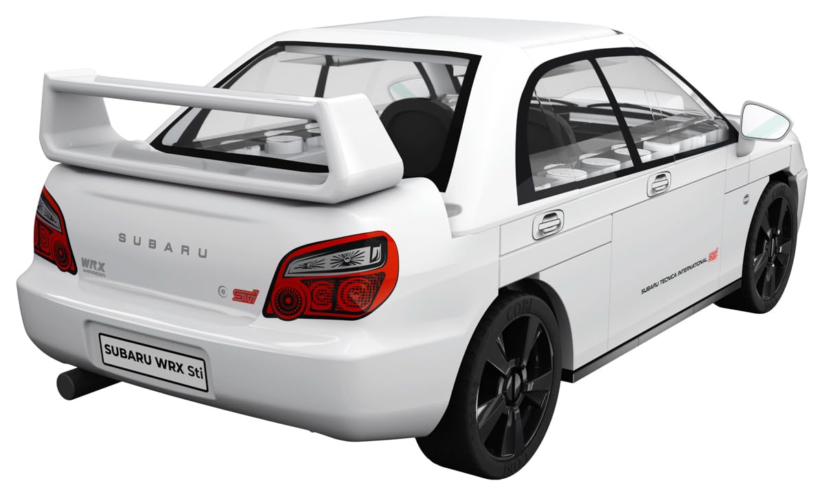 Subaru Impreza WRX Sti, Blue, Red, Yellow, 125 x 62 x 43 cm - Image 3