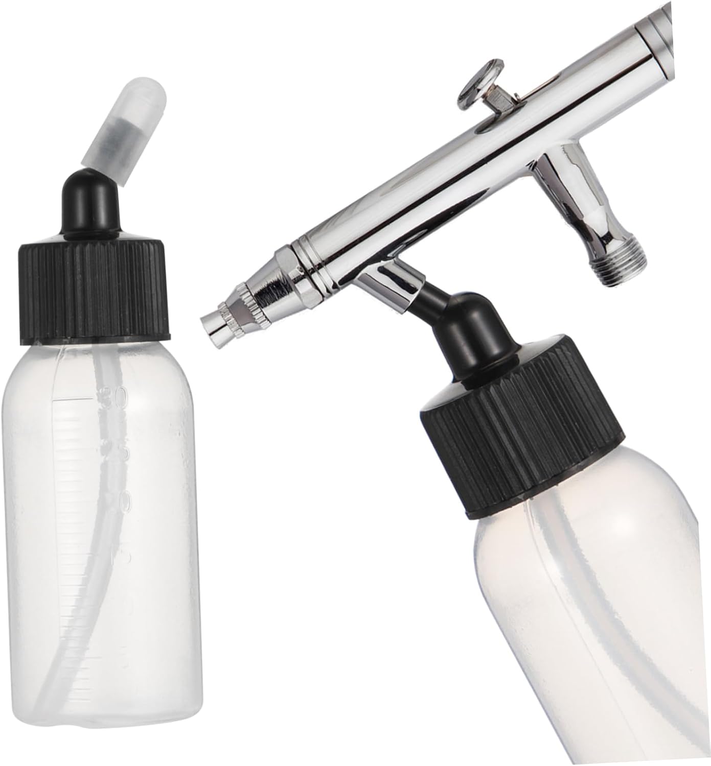 SAFIGLE 10pcs Art Paint Bottles Airbrush Paint Bottles Portion Leakproof Dropper