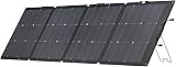 EF ECOFLOW 220W Portable Solar Panel, Bifacial Design Up to 25% Conversion Efficiency N-Type Solar Cell, with Adjustable Kickstand, IP68 Waterproof, Foldable Solar Panel for Camping RVing Home Backup 220W Solar Panel