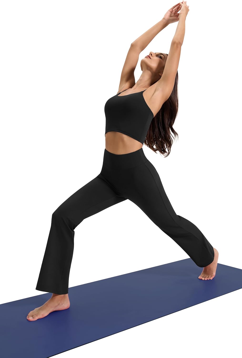 AFITNE Women's Yoga Dress Pants High Waist Pull On Work Pants 2025 Stretchy Office Casual Slacks - Image 5