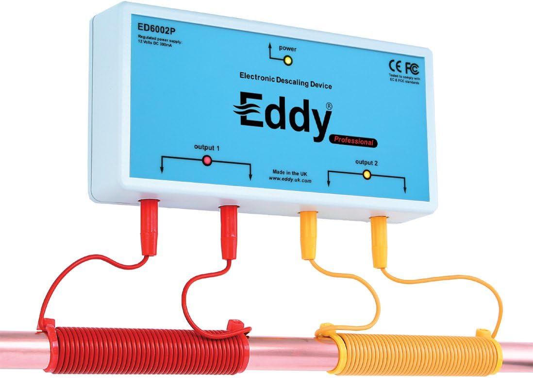 Eddy Electronic Water Descaler - Water Softener Alternative - Money Back Guarantee - UK/EU Version