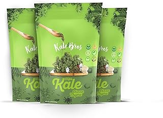 Kale Bros, Kale Chips, Pizza Thyme, Multi-pack (Pack of 3) Vegan/Gluten-free/Paleo Snack