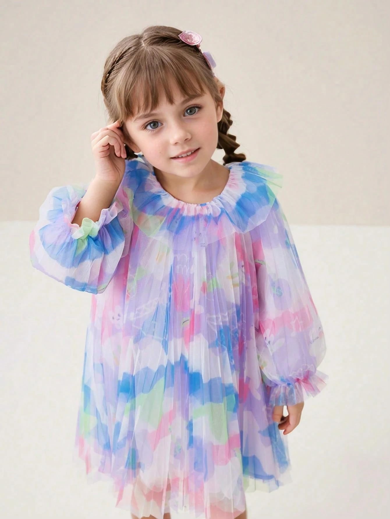 Tagas Vestito da bambina | Abito da bambina | Abito da principessa carino | Abito di compleanno per ragazze |