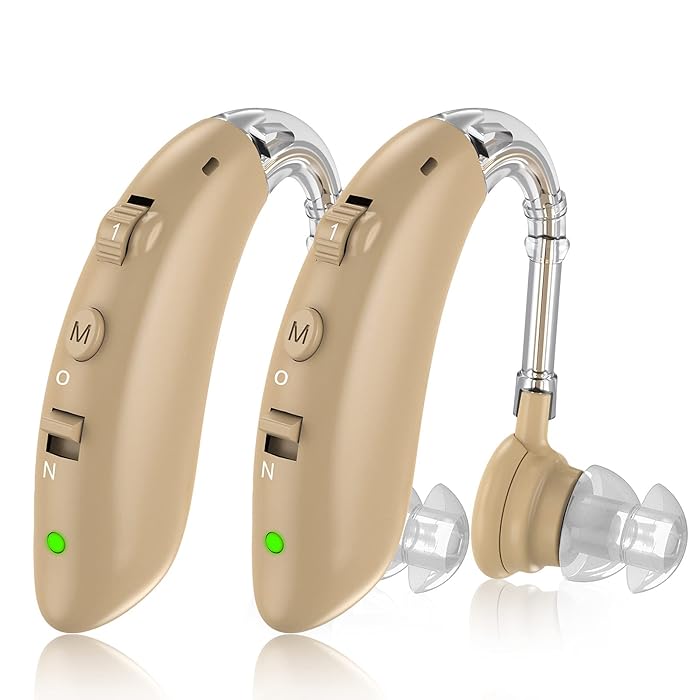 Buy Hearing Aids, HaYiue Hearing Aid for Seniors Rechargeable with