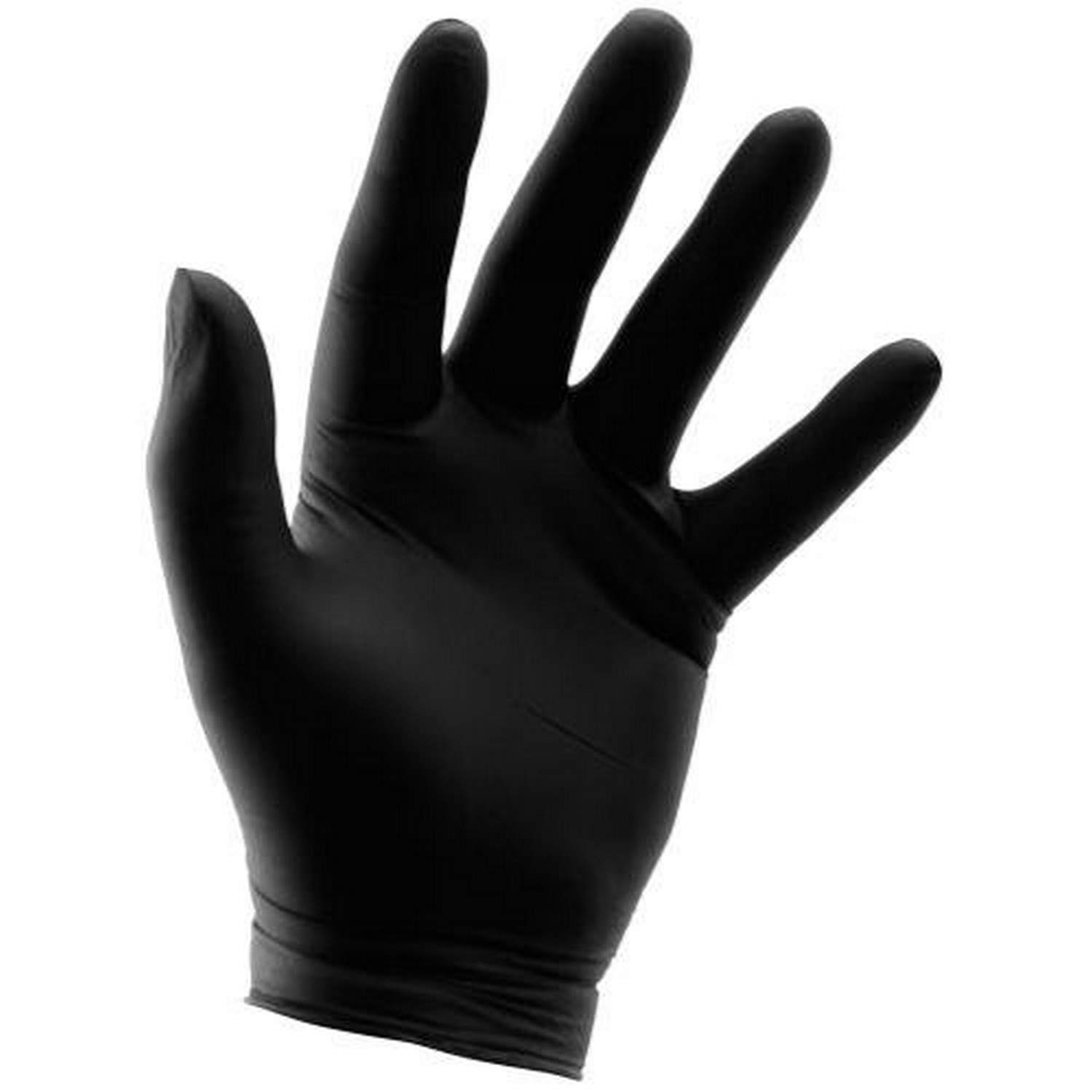Grower's Edge 744416 Black Powder Free Nitrile Gloves (100 Pack), XX-Large