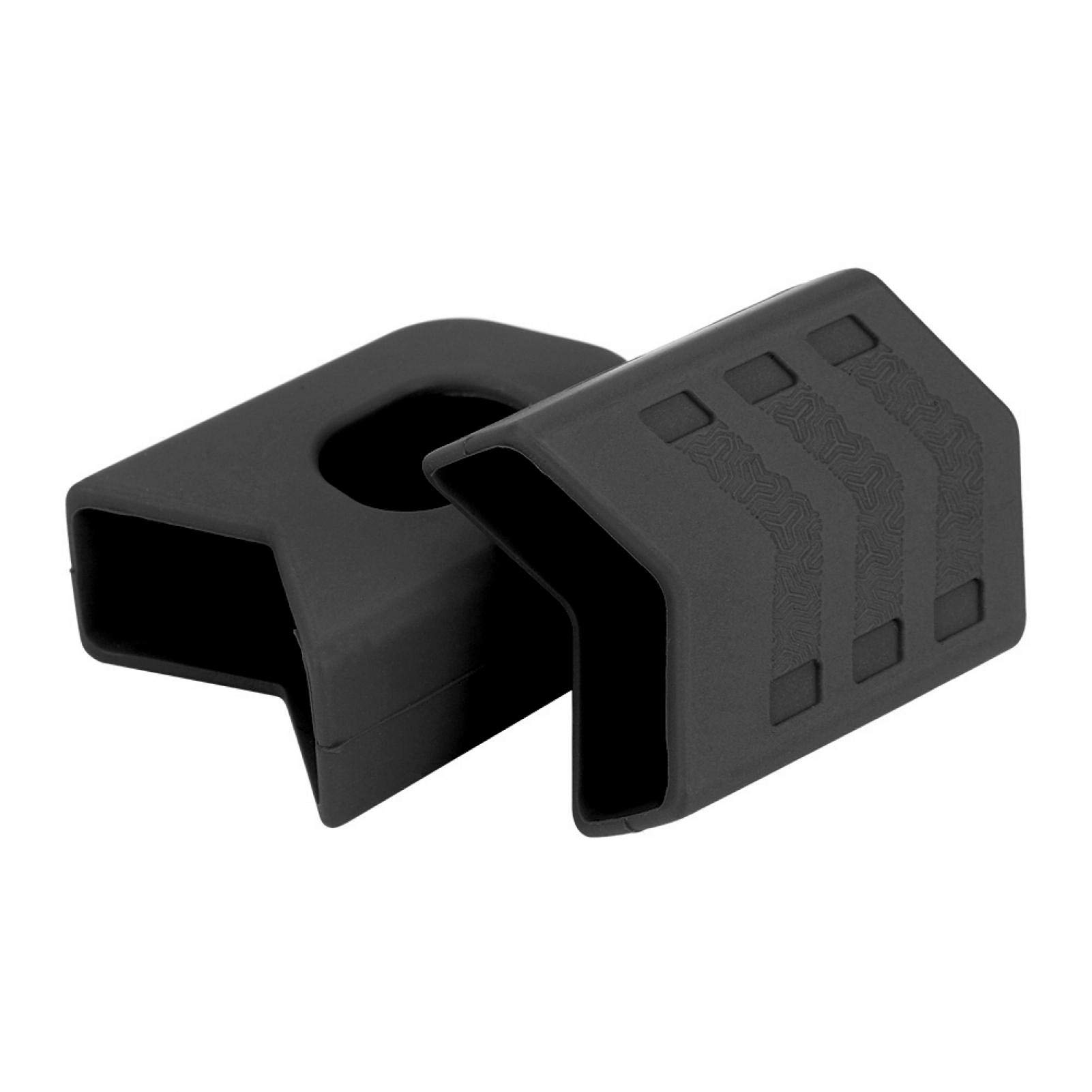 Fundas para Platos y Bielas de Bicicleta, Protector de Silicona para Manivela, Negro, 1 Par