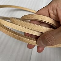 Vista 6 de Juego de 4 aros redondos de madera para bordar, marco de bordado de haya, de 3 a 9 pulgadas, aro de punto de cruz, aros de marco de madera, kits