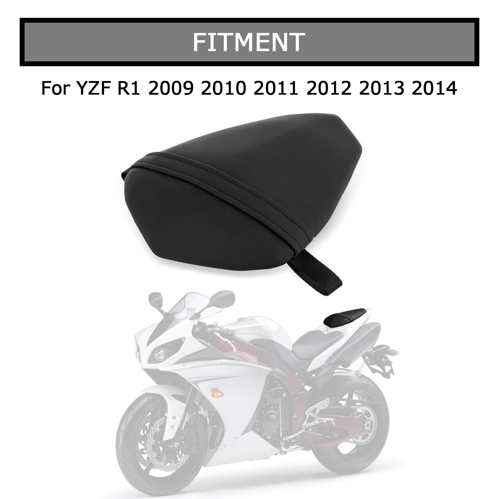 オートバイのフロントライダー運転席ヤマハ YZF R1 YZF-R1 2009-2014 