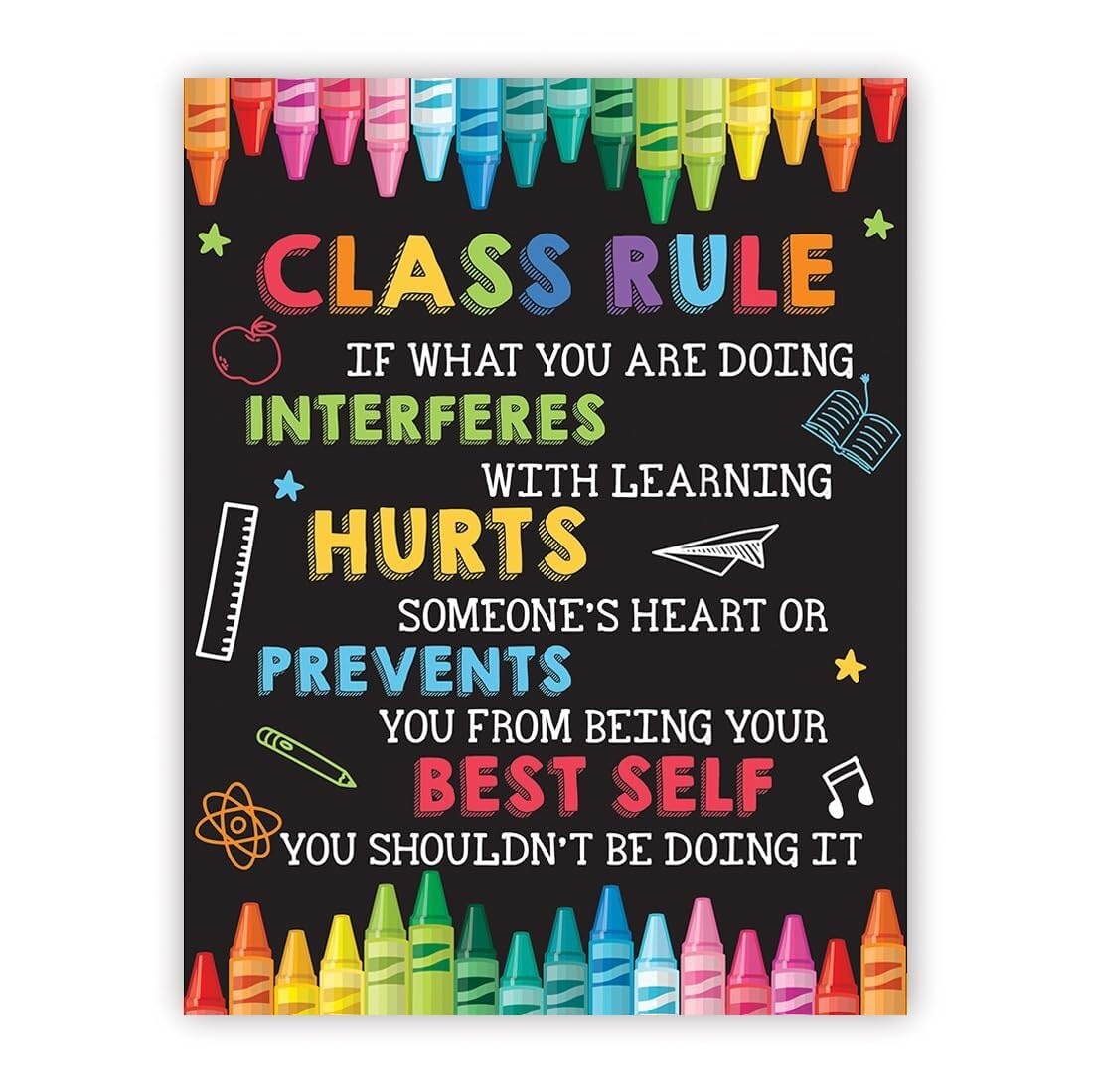 HGETJOHXEM Growth Mindset Poster Set, Affirmations for Classroom Decor, 10pc Inspirational Wall-Art Pack for Elementary Teachers & Homeschool​(Unframed,16x24inch(40x60cm))