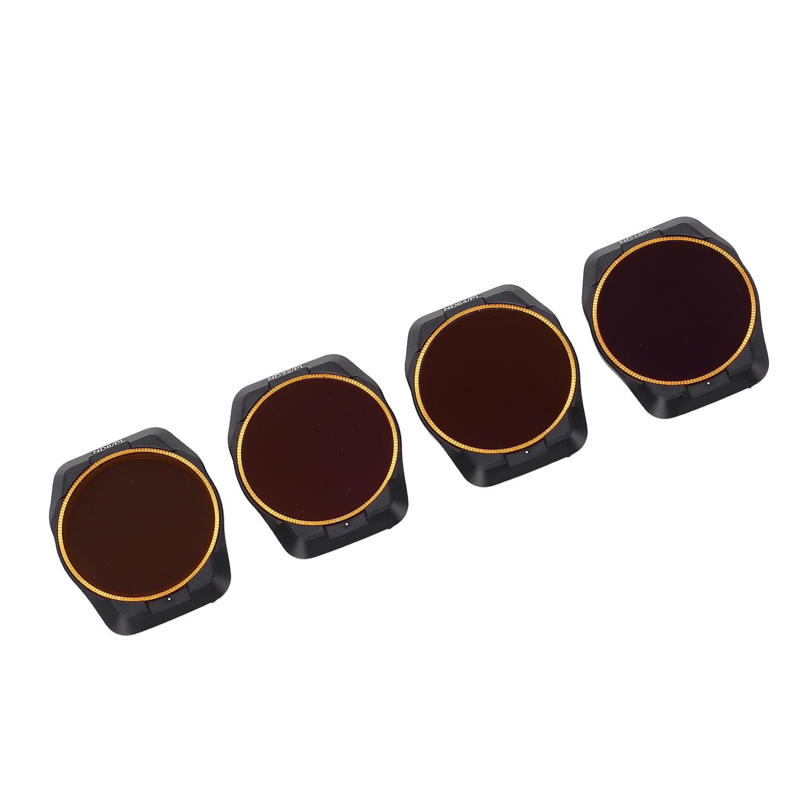 Obiektyw Drona Filtry NDPL, Zestaw ND8/PL, ND16/PL, ND32/PL, ND64/PL do Sesji Fotograficznych Air 3S, Wysoka klarowność Obrazu, Ramka ze Stopu Aluminium, Etui Ochronne