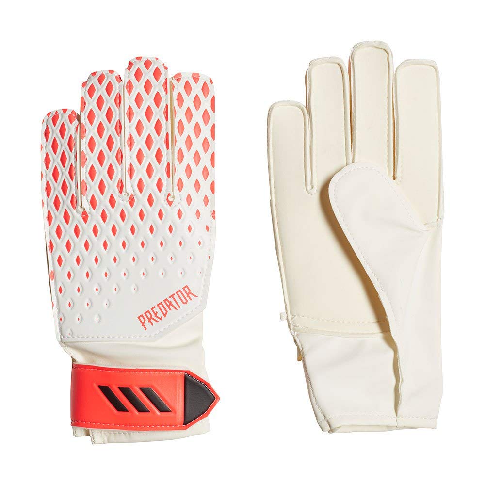 Adidas Pred Gl TRN J Soccer Gloves - White/Pop, 4