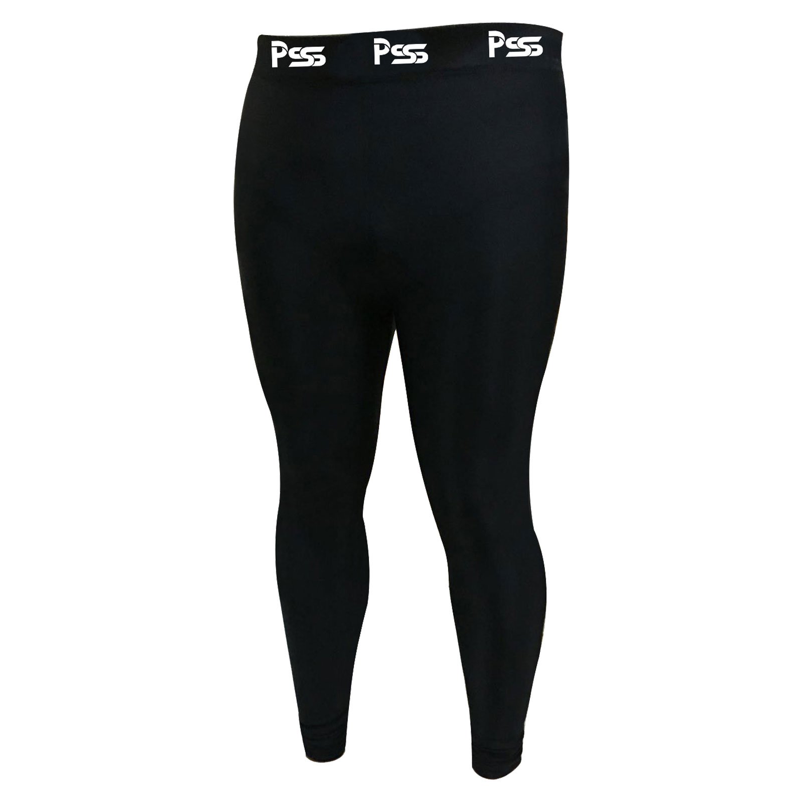 Prime Leather Mens Base Layer Compression Leggings Skin Tights Under Gear Trouser Pant Black (XL, Black)