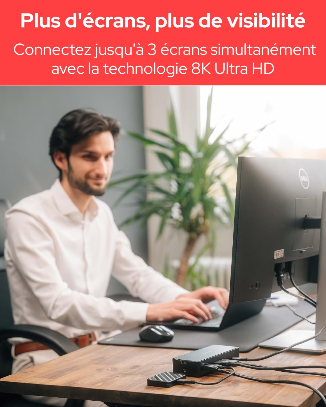 Verbatim USB-C Pro Station d'accueil 15 en 1 Hub multiport vers HDMI 4K et 8K, USB-A et USB-C, PD 80 W, AUX, Lecteur de Carte pour Mac/Windows Laptop et Autres