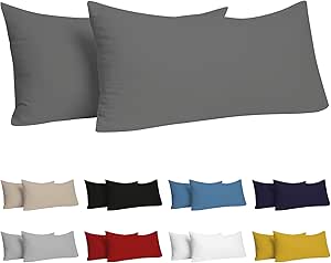 Taies D'oreiller En Microfibre - Lot De 2 - Vert - Doux Pour Les