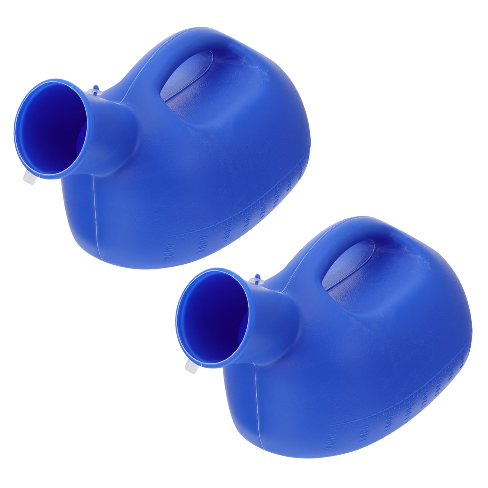 FOMIYES Large Capacity Urinal Pot 2000ml Adult Men's Home Spittoon Cover Elder Piss Pot -Resistant Easy