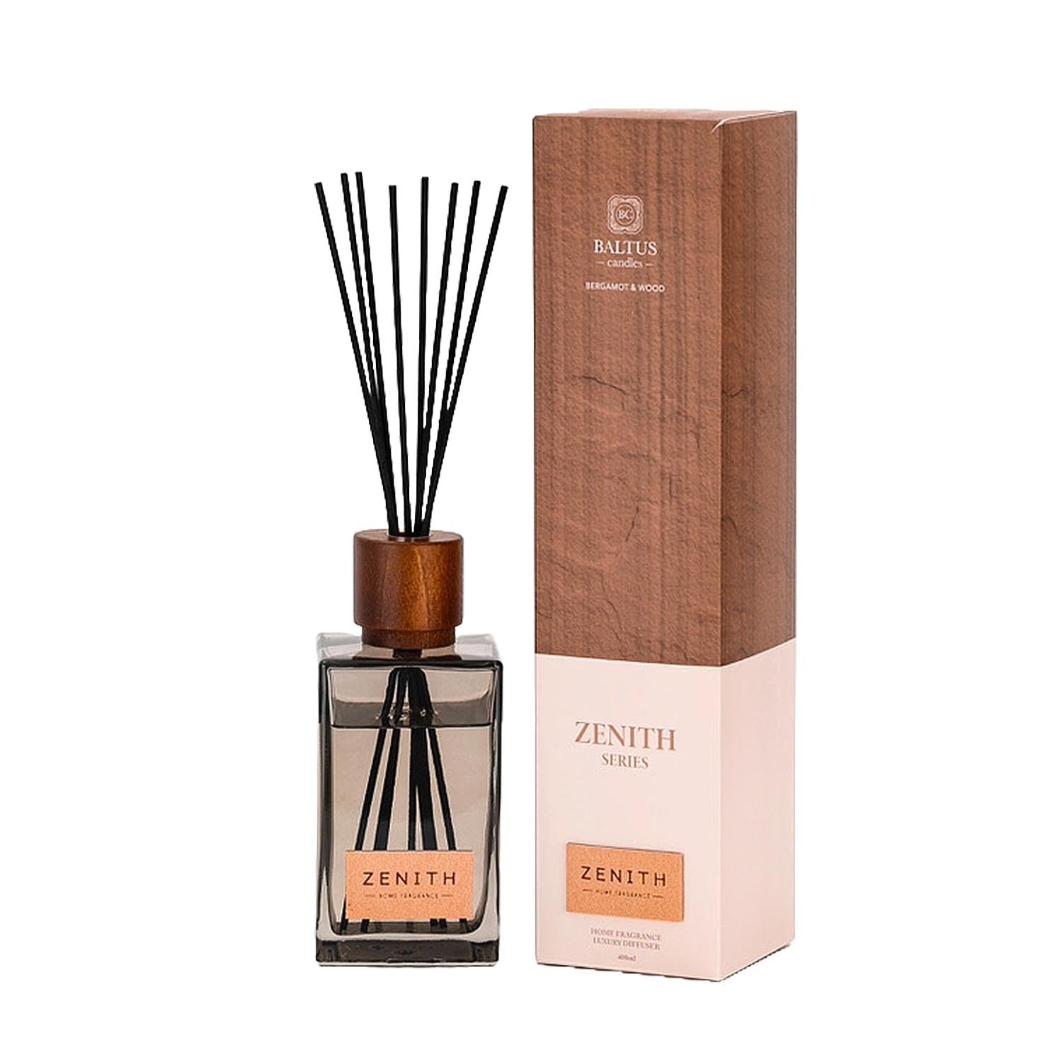 Reed Diffuser 400ml Baltus Sences Zenith Series Bergamot & Wood Scents Aroma