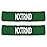 1 Pair Nxtrnd Bicep Bands, Sweat-Absorbent Arm Sweatbands, Football Accessory (Dark Green)