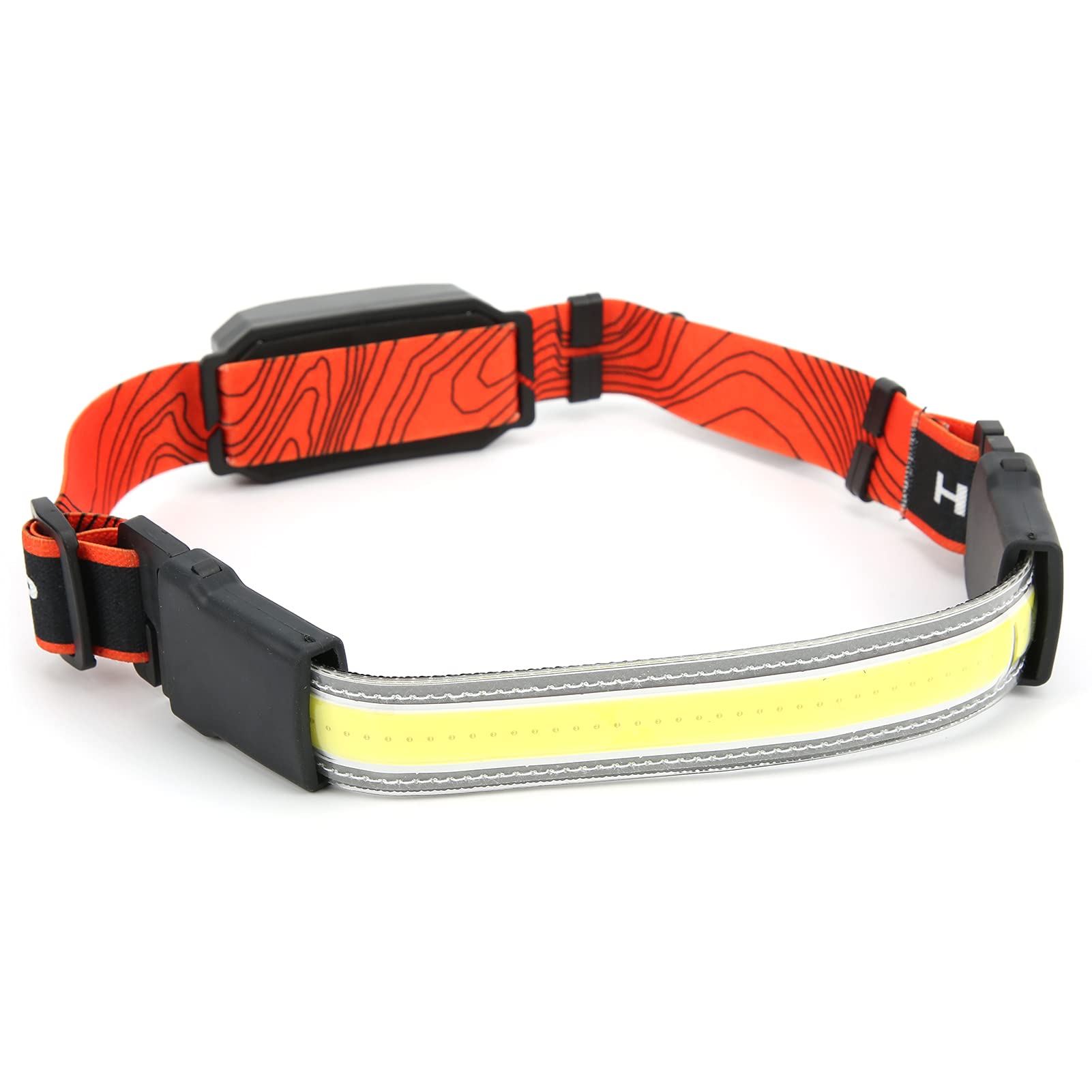 Leapiture Lightweight Headlamp Brightness Headband Light Bright USB Headlamp Outdoor Head Torch Strong Power Strap Light Rechargeable Headlamp for Fishing Camping