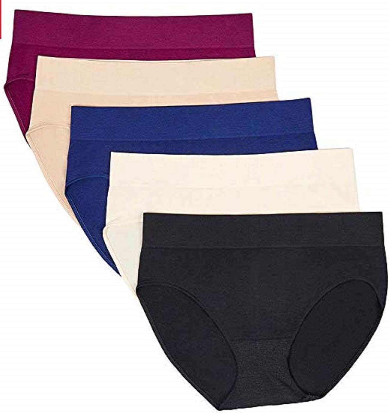 Carole Hochman Ladies? 5-Pack Hipster Panty, Basic, Small