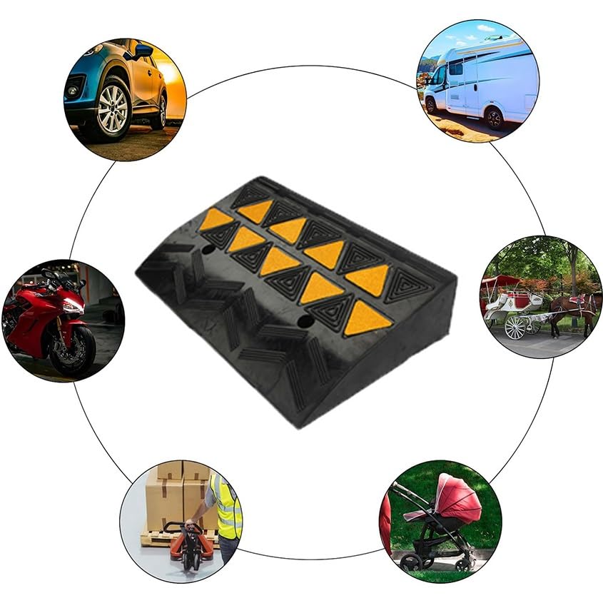 Rampas portátiles 16.7 x 14.6 pulg para motos y sillas miniatura 5
