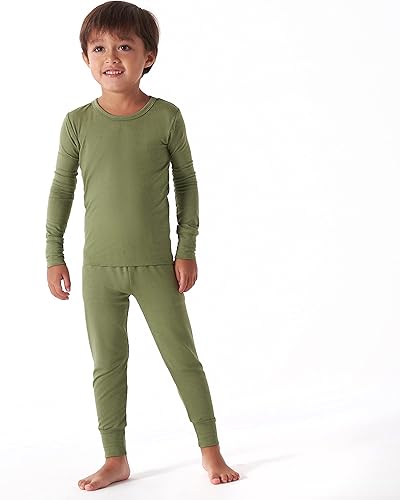 Miniatura 2 de Gerber Pijama unisex de 2 piezas para bebé y niño pequeño, con viscosa hecha de eucalipto