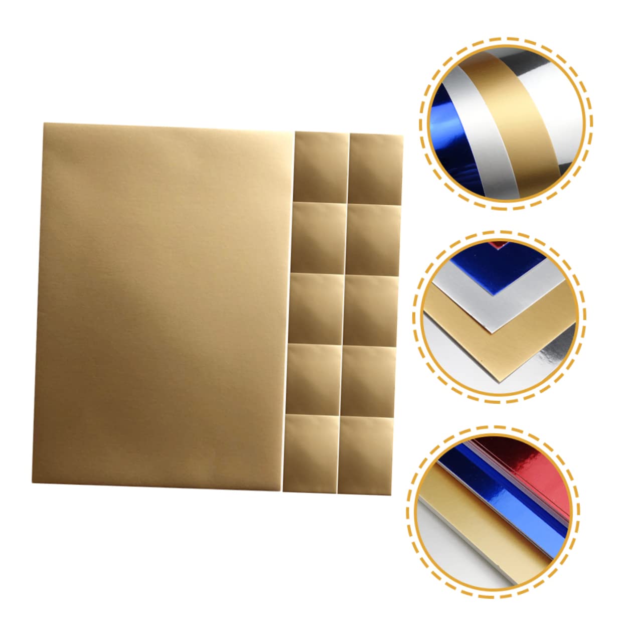 HOMSFOU 25blätter Diy-karton Bastelpapier Farbiges Volltonpapier Origami-papier Scrapbooking Faltpapier Für Kinderbasteleien Und Heimdekoration