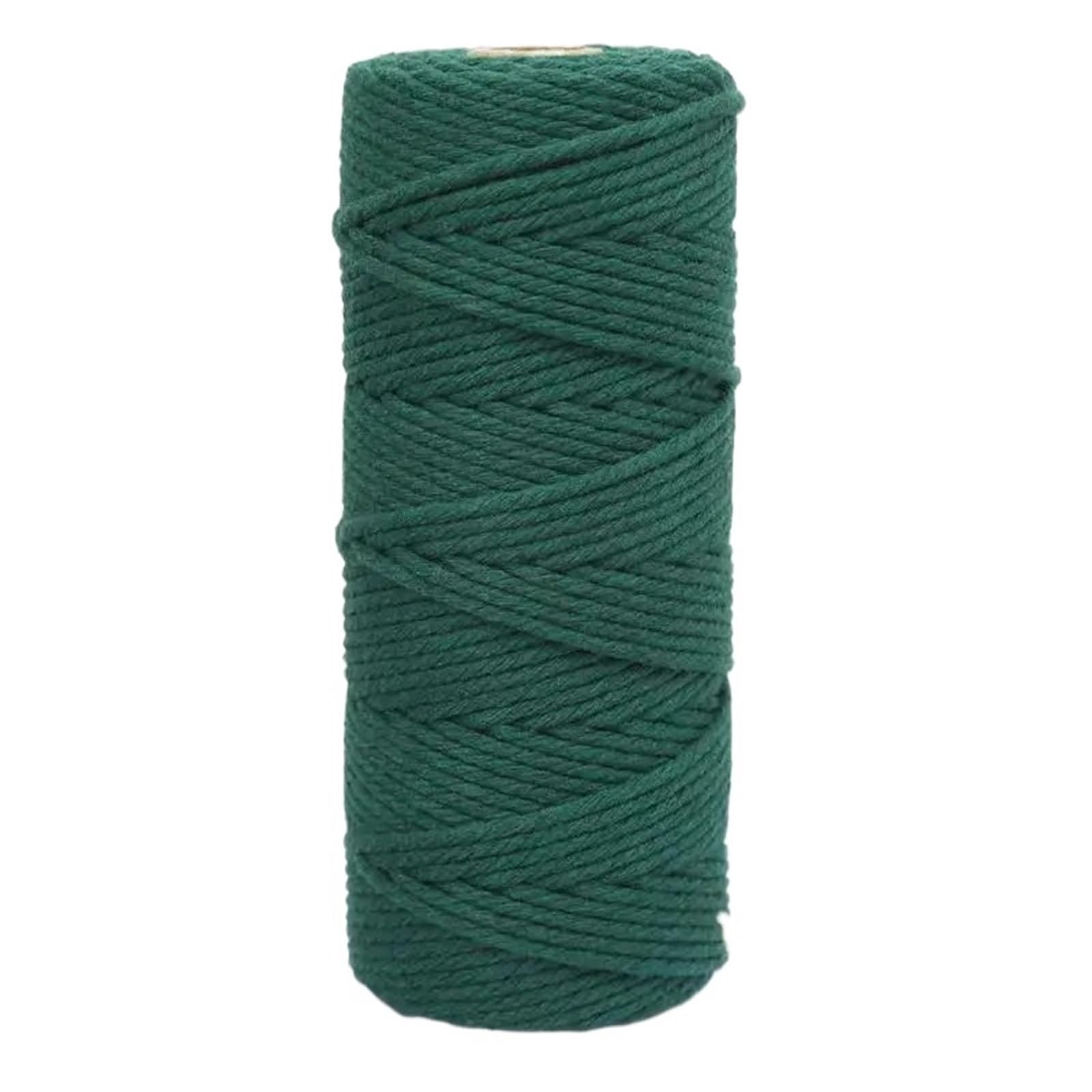 Cotton Macrame Cord 3.0mm-100m Colorful Natural Cotton Macrame Rope Cord for Wall Hanging Plant Hangers Crafts(Color19)