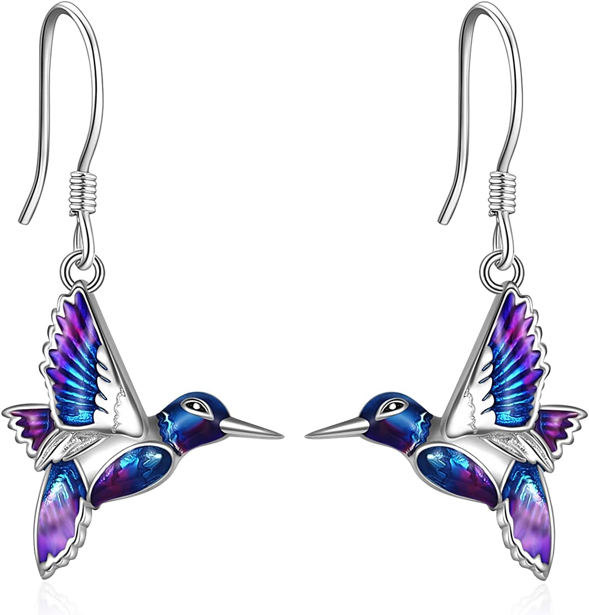 YFN Hummingbird Earrings Bird Dangle 925 Sterling Silver Jewelry Gifts for Women
