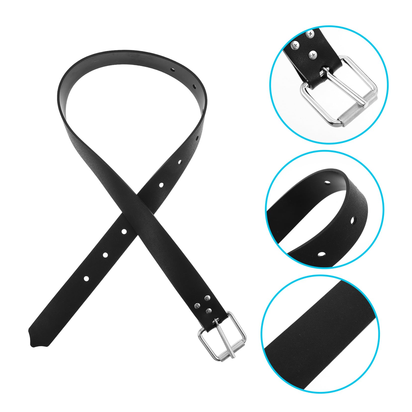 UPKOCH Sicherer Tauchgewichtsgürtel Rutschfester Schnorchel Freediving-Gurt mit Silikon Edelstahl für Herren Stabiler Taucher-gewichtsgurt für Speerfischen und Scuba-tauchen in Schwarz